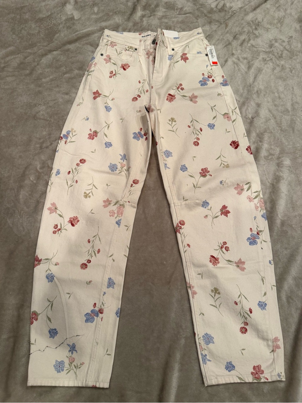 Floral Jeans NWT Old Navy